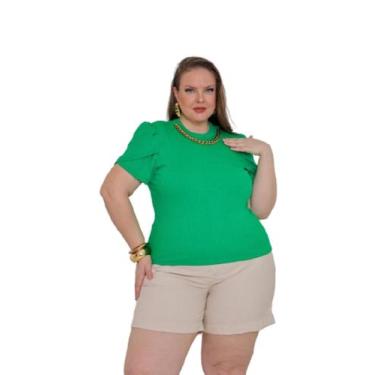 Imagem de blusas megan semi cropepped com corronte - bela caely, Amarelo, G2