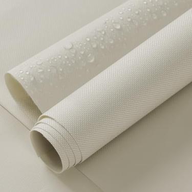 Imagem de ANMINY Tecido de lona 100% impermeável por The Yard 147.3 cm W 600D estofados tecido marinho com revestimento de PVC Ripstop exterior Cordura Oxford Material para capas de móveis tenda Auto, 3 jardas