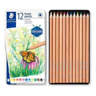 Imagem de Lápis de Cor Pastel Staedtler Design Journey com 12 Cores