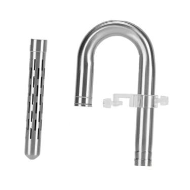 Imagem de MotiveTech Conjunto de tubo de entrada Lily para aquário, prático, à prova de vazamentos, fácil montagem, acessório para aquário, conector de tubo de filtro, 16 Entrada de água