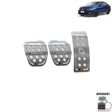 Imagem de Pedaleira Manual Gravação Em Prata Virtus Wolfsburg Ed