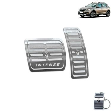 Imagem de Pedaleira Automático Renault Sandero Stepway Intense Prata