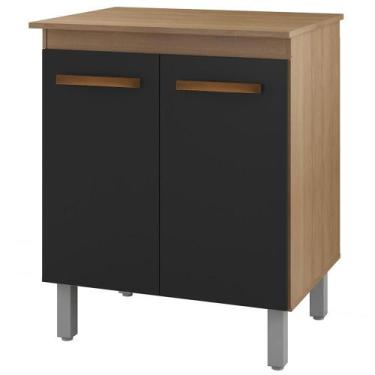 Imagem de Balcao Multiuso 2 Portas 75 cm Serena Mobbs - Moblis Móveis, Savana Pr