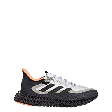 Imagem de adidas 4DFWD 2 Tênis de corrida masculino, Branco nuvem/preto/laranja impacto, 13