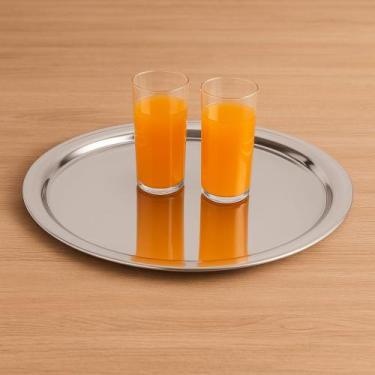 Imagem de Bandeja Garçom Inox 40cm Ravinox