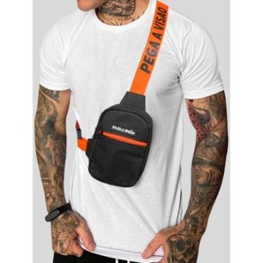 Imagem de Shoulder Bag Masculina Mini Bolsa Necessaire Basica Pega a Visão-Masculino