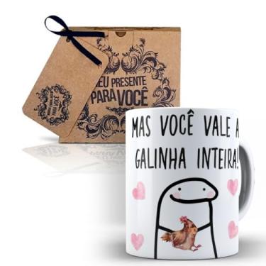Imagem de Caneca Meme Flork Tem Amizade Que Vale a Pena Mas Você Vale a Galinha Inteira