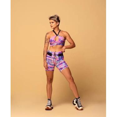 Imagem de Conjunto fitness estampas feminino - Estrela Fitness 