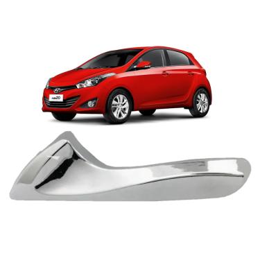 Imagem de Puxador Gatilho Esq Maçaneta Interna Hb20 2014 2015 Prata