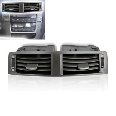Imagem de 5567053010 Painel de ventilação central painel instrumento aquecedor CA compatível com Toyota Lexus IS250 IS350 IS F 2006-2009 painel de ar condicionado tomada com rodas de mão substituir para 55670