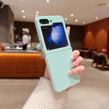 Imagem de Capa protetora fina e fofa para Galaxy Z Flip6 (para Galaxy Z Flip6/verde)