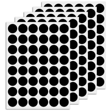 Imagem de 5 folhas/240 peças de patch de reparo de jaqueta, fita adesiva preta autoadesiva de nylon para reparo de tecido lavável, fita de reparo para casacos, jaquetas, tendas, sacos de dormir (redondos)