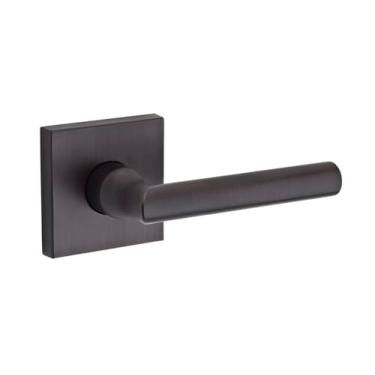 Imagem de Baldwin Tubo de passagem de reserva PSTUBCSR112 com rosa quadrada contemporânea em acabamento bronze envelhecido