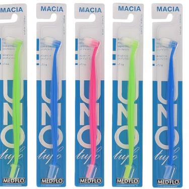 Imagem de Escova Dental Unitufo Kit 5 unid. embaladas individualmente Medfio