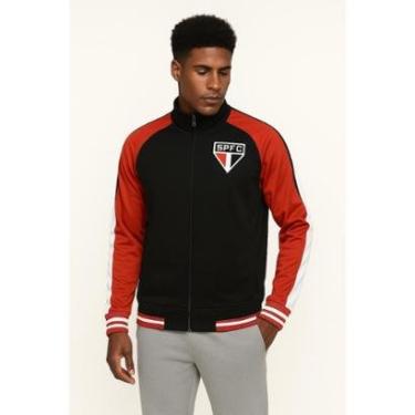 Imagem de Jaqueta Blusa Masculina São Paulo FC Oficial Licenciada Com Escudo Símbolo Logo Bordado-Masculino