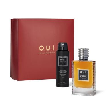 Imagem de Combo O.U.I Iconique 001: Eau De Parfum 75ml + Desodorante Aerosol 75g + Caixa M