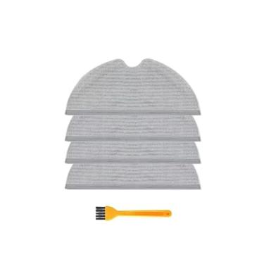 Imagem de Compatible With Xiaomi Mi Robot Vacuum Mop 2 STYTJ03ZHM Filter Mop Cloth Mijia Robot Vacuum Cleaner Accessories Main Side Brush Spare Parts(Burgundy)