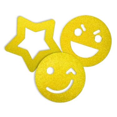 Imagem de Kit 06 Enfeite Mural Aplique Decoração Painel Eva Emoji 40cm (Escolha)