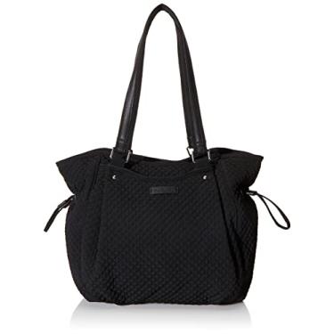 Imagem de Vera Bradley Bolsa feminina de microfibra Glenna, Preto, One Size