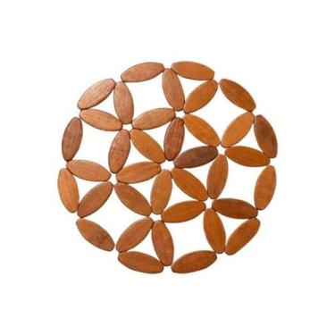 Imagem de Descanso de Panela Bambu Redondo 19cm - Top Útil