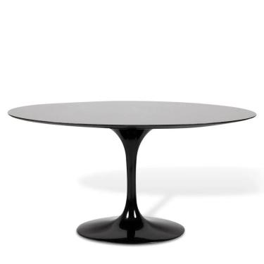 Imagem de Mesa De Jantar Saarinen Oval 198X122 Cm Laqueada Preto