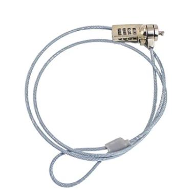 Imagem de Trava De Segurança Notebook PC Com Senha Cabo De Aço Segredo 4 Dígitos