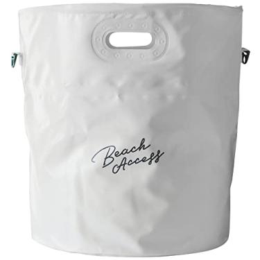Imagem de Beach Access Surf Surfers Grande Capacidade Balde Molhado Dobrável Branco (Baldes Multiusos ao Ar Livre para Pesca, Mergulho, Camping e Mais)