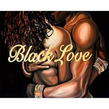 Imagem de Kits de pintura a óleo DIY por números para adultos, iniciantes em tela para decoração de parede de casa, presentes de aniversário de Natal 40 x 50 cm (sem moldura)