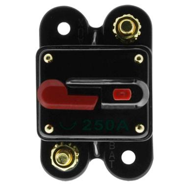 Imagem de Disjuntor Automotivo Proteção Som Bateria Resetável Liga Desliga
