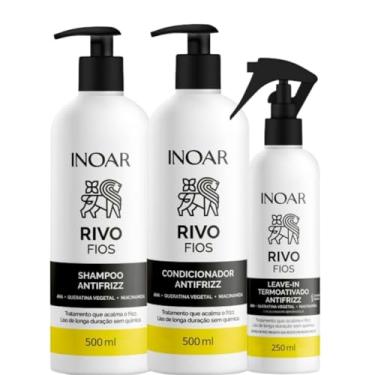 Imagem de Kit Inoar Rivo Fios shampoo 500ml + cond 500ml + leave-in 250ml