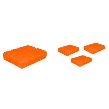 Imagem de Kit 4 Porta Comprimido Alaranjado Plástico - Bb Store