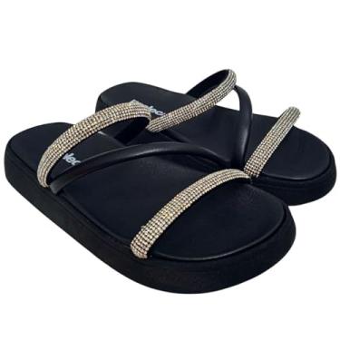 Imagem de Tamanco Feminino Moleca Papete Preto 33