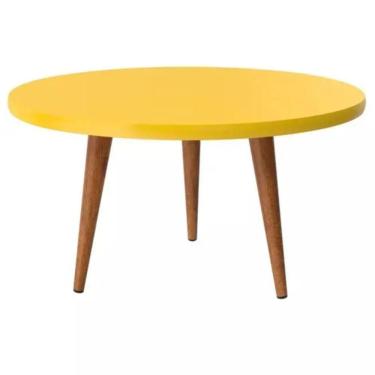 Imagem de Mesa De Centro Leggs Bellagio 67cm Amarela