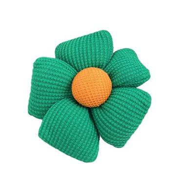 Imagem de Broche de flor de girassol laranja para mulheres doce vintage grande pétala de segurança grampos de cabelo florais grampo de cabelo broche broche acessórios de xaile, Large, Metal, Algodão