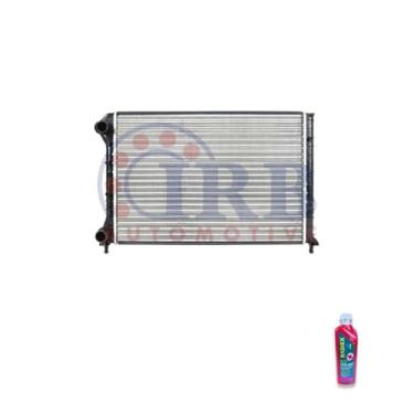 Imagem de Kit Radiador Doblò 1.6 16V 2001 C/S Ar + Aditivo Radiador Radiex Rosa Pronto Uso