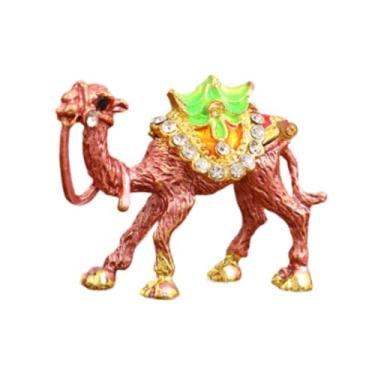 Imagem de Deevoka Caixa de Bijuterias em Forma de, Porta-Joias, Estatueta de Animal, Estojo para Joias, Ornamento, Vermelho Brilhante