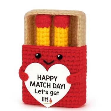 Imagem de Happy Match Day Doctor Women Men Gifts, Medical School Students Residency Congratulations Graduation Party gifts for Friend Med Classmate Small Gift for Future Doctor Med Professor Crochet Matches Box