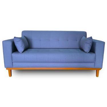 Imagem de Sofá  Gianni Tecido Acquablock Pé Base Madeira  160cm - 4R Estofados, 