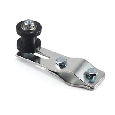 Imagem de Ajustador de tensor de corrente com tensor de corrente de 8 mm Roda guia para 49cc 60cc 66cc 80cc motor bicicleta sujeira bicicleta ATV bicicletas (preto)