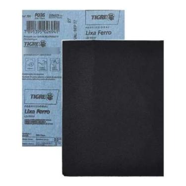 Imagem de Lixa de ferro folha tigre/norton - grao 120 - GERAL
