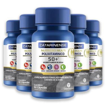 Imagem de Kit 5 Polivitamínico Sênior +50 Catarinense 60 Cápsulas