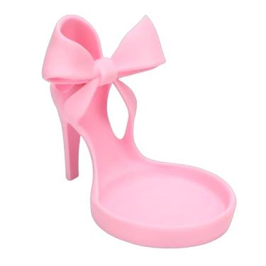 Imagem de GLOGLOW Suporte de Exibição de Pulseira Exclusivo Suporte de Joias de Salto Alto Impresso Em 3D, Organizador de Colar de Brinco de Anel Em Formato de Sapato Elegante, de Joias Leve para Penteadeira