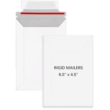 Imagem de TFONSIGI Pacote com 120 envelopes rígidos autovedantes 16,5 cm x 11,4 cm, envelopes rígidos para cartões de 10 x 15 cm, foto, CD, convite, cartão postal, quadrinhos, fotos, documentos