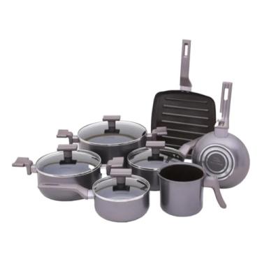 Imagem de Conjunto de sete peças de panelas de cerâmica