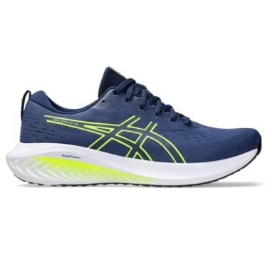 Imagem de ASICS Tênis de corrida masculino Gel-Excite 10, Expansão azul/amarelo de segurança, 44