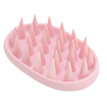 Imagem de Yinhing Escova de Silicone para Couro Cabeludo Com Dentes Elásticos para Cabelos e Esfoliação Sem Esforço Escova de Shampoo Ideal para Uso úmido e Seco para Tipos e Texturas de Cabelo