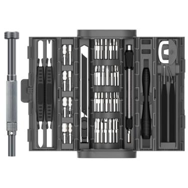 Imagem de UF-TOOLS Conjunto de chaves de fenda de precisão eletrônica 83 em 1, kit de ferramentas de reparo magnético profissional com 71 bits para computador, PC, telefone, laptop, drones, relógio, Xbox, PS5