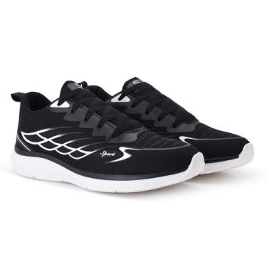 Imagem de Tênis Sport Conforto Original SB Masculino/Feminino Academia, Preto, B