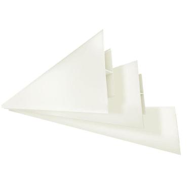 Imagem de Emenda Rígida Polifort Perfil H 8mm x 6cm x 6,00m Barra Branco