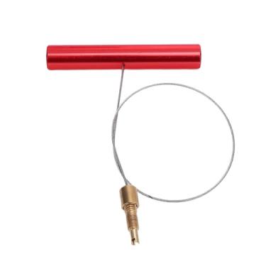 Imagem de Jiawu Instalador de Haste de Válvula, Fio de Aço Ergonômico, Removedor de Ar de Pneu, Ferramenta de Pesca para Atvs, Utvs, Fácil Instalação para Bicicletas de Montanha (Vermelho)